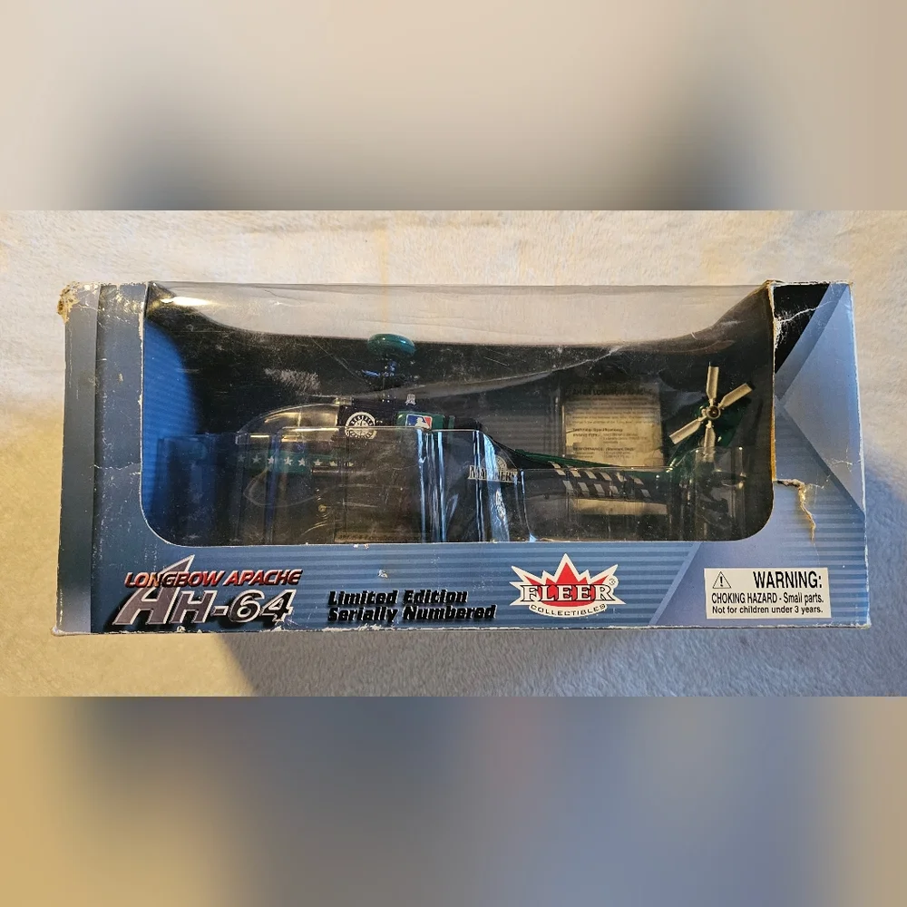 Seattle Mariners Longbow Apache AH-64 collectible helicopter